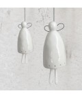 Porcelain Angel Bell Hanger | Small